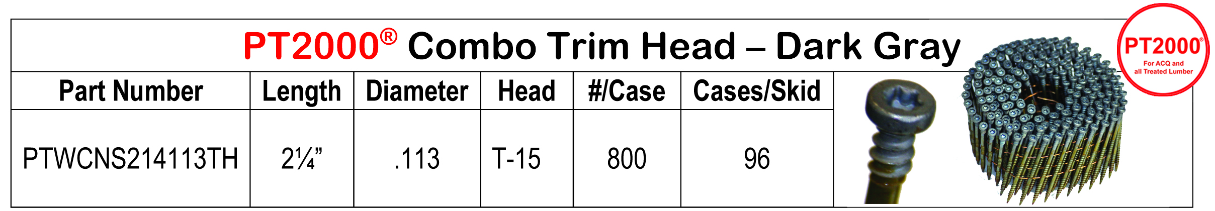 PT2000 Combo Trim Head